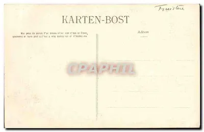 A Ponta do Raz — O Menhir da Baía dos Falecidos — Coleção Vilziano, Quimper, n°3495 — Verso