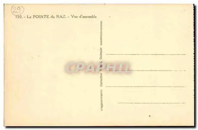 La Pointe du Raz — Widok ogólny — Kolekcja Quimper, n°150 — Rewers