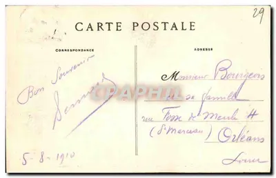 La Pointe du Raz — Wielka Jama na Wschodzie Zatoki Zmarłych — Region Audierne — Zbiór Villard, Quimper — Rewers