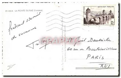 La Cigogne — Pointe du Raz (Finistère) — La Cigogne — Rewers