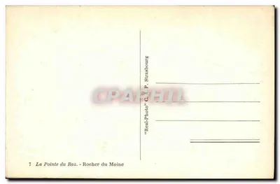 La Pointe du Raz - Rocher du Moine — C.A.P. Strasbourg, n°7 — Rewers