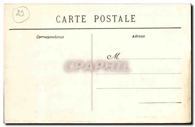 La Pointe du Raz — Het Raz de Sein — De Riffen — Collectie Villard, Quimper — Achterkant