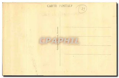 Le Folgoët — Wewnętrzny widok kościoła — Jubé i ołtarz kaznodziejski — Wydawca Villand, n° 6114 — Rewers