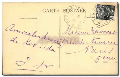 Argenton (Finistère) - Wyspa Kerhoazoc — D. Deirien, wydawca — Rewers