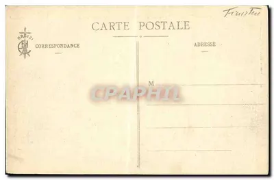 Rocha chamada "La Chaise de Dom Michel le Nobletz" em St-Michel-Plouguerneau — E. H., fot. — Talle, edit. — n° 4558 — Verso