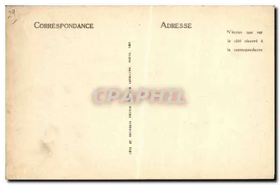 Bilhete postal antigo St Jean Du Doigt L Arc de Triomphe Le Clocher — Verso