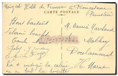 Plougasnou (Finistère) — A Praia de Plougasnou — Exposição Colonial Internacional de Paris 1931 — Verso