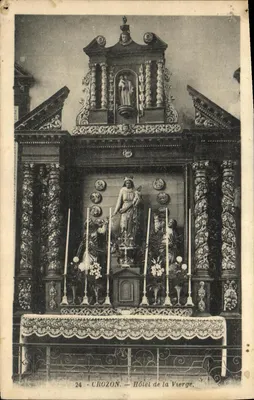 CROZON - Hotel da Virgem — editor G. Artaud, Nantes
