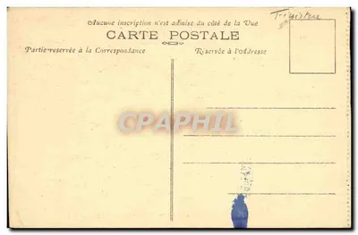 Katedra i Arcus Triumphi w La Martyre — okolice Landerneau — Wydawca E. Hamonic, seria 4598 — Rewers