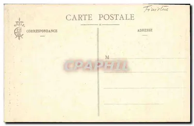 Fontanna Manoir de Fontaine-Blanche w Landerneau — Bretania — Zbiór E. Hamonic, St-B. — Rewers