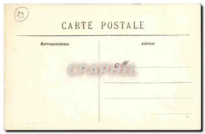 Saint-Guénolé - Penmarch — Een golf op de klippen van de Barre — Collectie Villard, Quimper — Achterkant