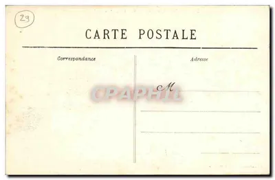 Saint-Guénélé-Penmarch — Uma Lame de Fundo Varrendo a Rocha das Vitimas — Coleção Villard, Quimper — Verso