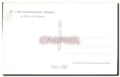 Saint-Guénolé-Penmarc'h — La Roche des Victimes — Éditions Caby — Achterkant