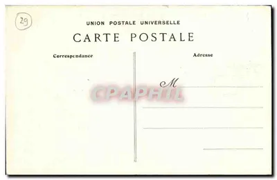 Pointe de Penmarch — Baie de la Torche — Studie zu Wellen in einem Sturm — Sammlung Villard Quimper — Rückseite