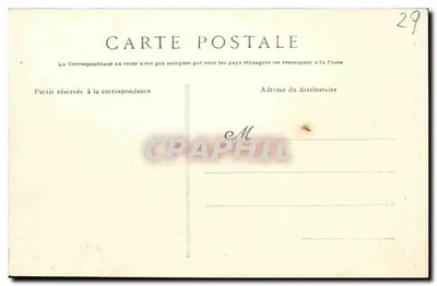 Penmarc'h — De Mönk van Saint Guénolé — Collectie Villard, Quimper — Achterkant