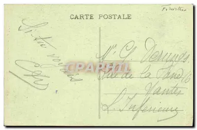 Huelgoat — La Caverne du Diable — éditeur Huelgoat, n° 2061 — Verso