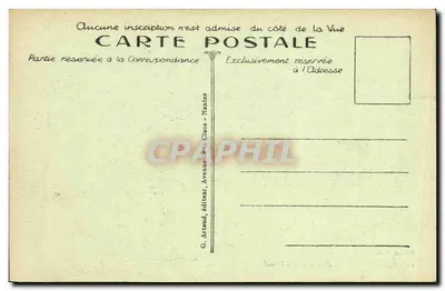 Châteaulin — Igreja de Nossa Senhora — Edição Riou, n° 57 — Verso