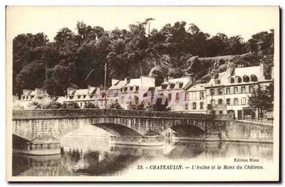 Châteaulin — O Aulne e o Monte do Castelo — Edição Riou