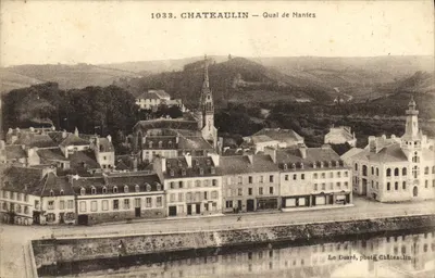 Châteaulin — Quai de Nantes — Le Doaré, fotografia de Châteaulin