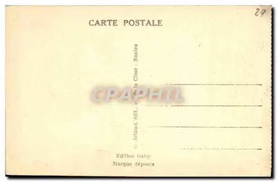 Locronan — Altes Bragou-Braz und der Brunnen — Gaby, n°9 — Rückseite