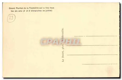 Locronan — A Praça — JOS — Verso