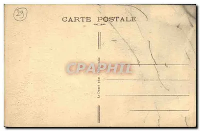 Locronan — Velhas casas, lado da Capela do Pénity — Le Doaré, Cattanin — Verso