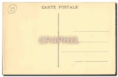 Locronan - A Igreja e a Praça — Coleção Villard, Quimper, n° 114 — Verso