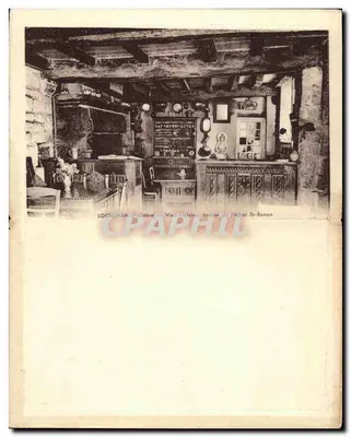 Locronan (Finistère) — Église Saint-Ronan et intérieur du château — Éditeur : Cartelettre — Verso