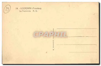 Locronan (Finistère) — A Troménie — R. Dorance — Verso