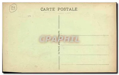 로크로난 - 교회 입구에 선 조상 — 시리즈 843, 출판사 Le Doaré, Châteaulin — 뒷면