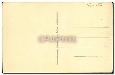 Quimper - L'Évêché visto dalla Corte — Collezione Villiard, n°33 — Verso
