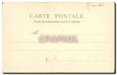 Quimper — Rue Késéon — widok katedry z dwiema wieżami — N° 17 — Rewers