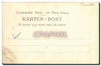 Roscoff — Pointe du Cap. Le Sanatorium et Roch-Kroum — éditeur impr. sur la carte n°714 — Verso