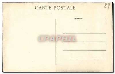 Quimper — Katedra widziana z Frugy — Zbiór Villard, Quimper — Rewers