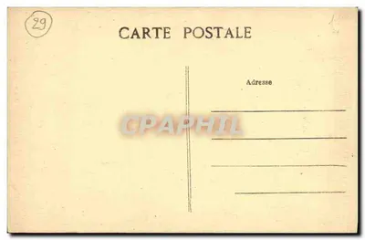 Quimper — Tourcelettes e Velhas Casas sobre o Steir — Edição Villard, Quimper — Verso