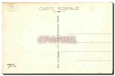 Roscoff (Finistère) — O Convento dos Capuchinhos — Editor La Cigogné, Nantes — Verso