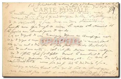 Quimper — Il Campo di Battaglia, in lontananza, la Cattedrale — Artaud e Nozais, Nantes — Verso