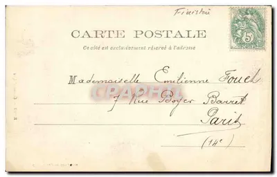 Brest — Cours d'Ajot — R. Bouver Fot. - Brest — Rewers
