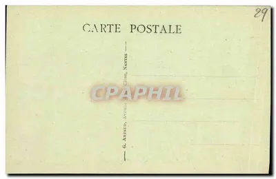 BREST - Przylądek i most obrotowy — wydawca G. Artaud, Nantes, n° 386 — Rewers