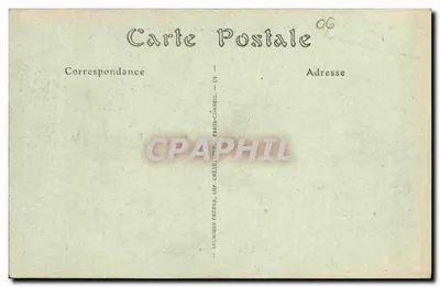 CAP D'AIL (Alpes-Maritimes) — zachód słońca — N° 1263 — Rewers