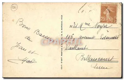 Góry Loup — Wycieczka do Górz Loup RM — Wyd. D'Art. Rostan & Nutter, 19 R. Marceau, Nice — Rewers