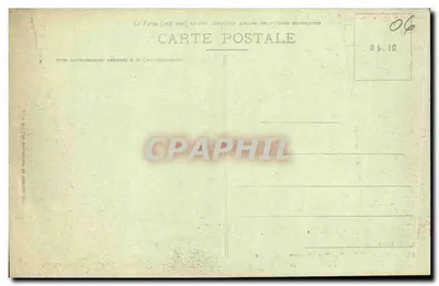 Beaulieu — Vue entre les Oliviers — Édition Gilletta, n° 351 — Verso