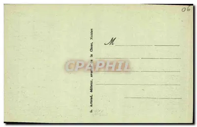 Beaulieu - Mała Afryka, widok z portu — seria 28 — wydawca G. Artaud, Nantes — Rewers
