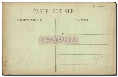 Nomeny - Rue de l'Église — Ruínas após a guerra 1914-1918 — Editor: Européen-Éditeur — Verso