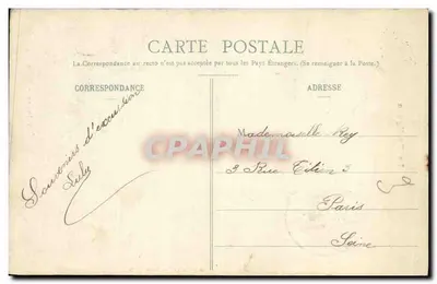 Estátua do Pouliguen — Bours - Rien — Coleção A.-H. L'Heure-Adam — Verso
