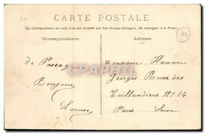 St-NAZAIRE - Vista geral dos Rochos na Costa — Fototipia Vassellier, Nantes, n°525 — Verso