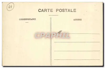 Plan der Stadt Saint-Nazaire — Reproduktion der Démocratie de l'Ouest — unbekannter Verleger, Seriennummer nicht sichtbar — Rückseite