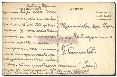 Saint-Nazaire — Rocher do Leão — Praia de Bonne Anse — LL — Verso