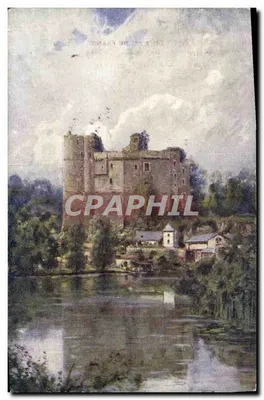 Château de Ruines — ruines sur un lac — éditeur Eug. Bourgeois, série N° 5189