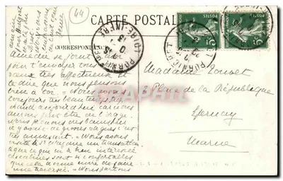 Pornichet-les-Pins — Effetto di onde — LL, n° 4050 — Verso